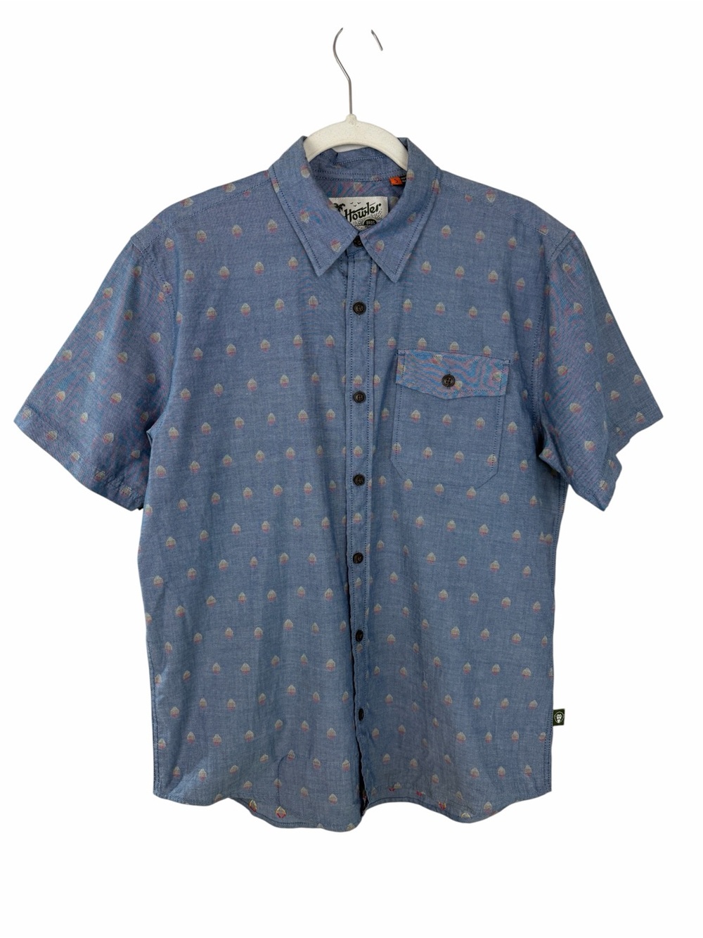 Howler Bros San Gabriel Chambray Sunrise S/S Shirt